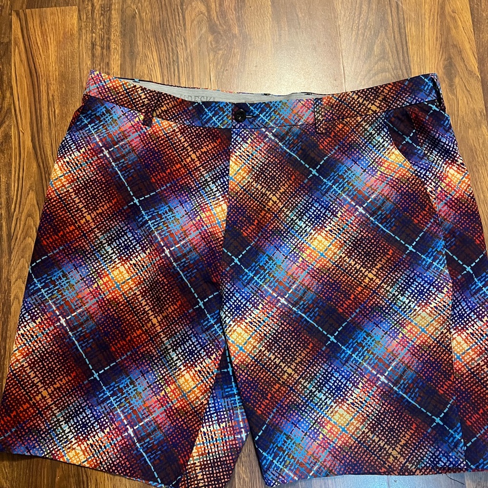 Hreski Colorful Plaid Men's Shorts